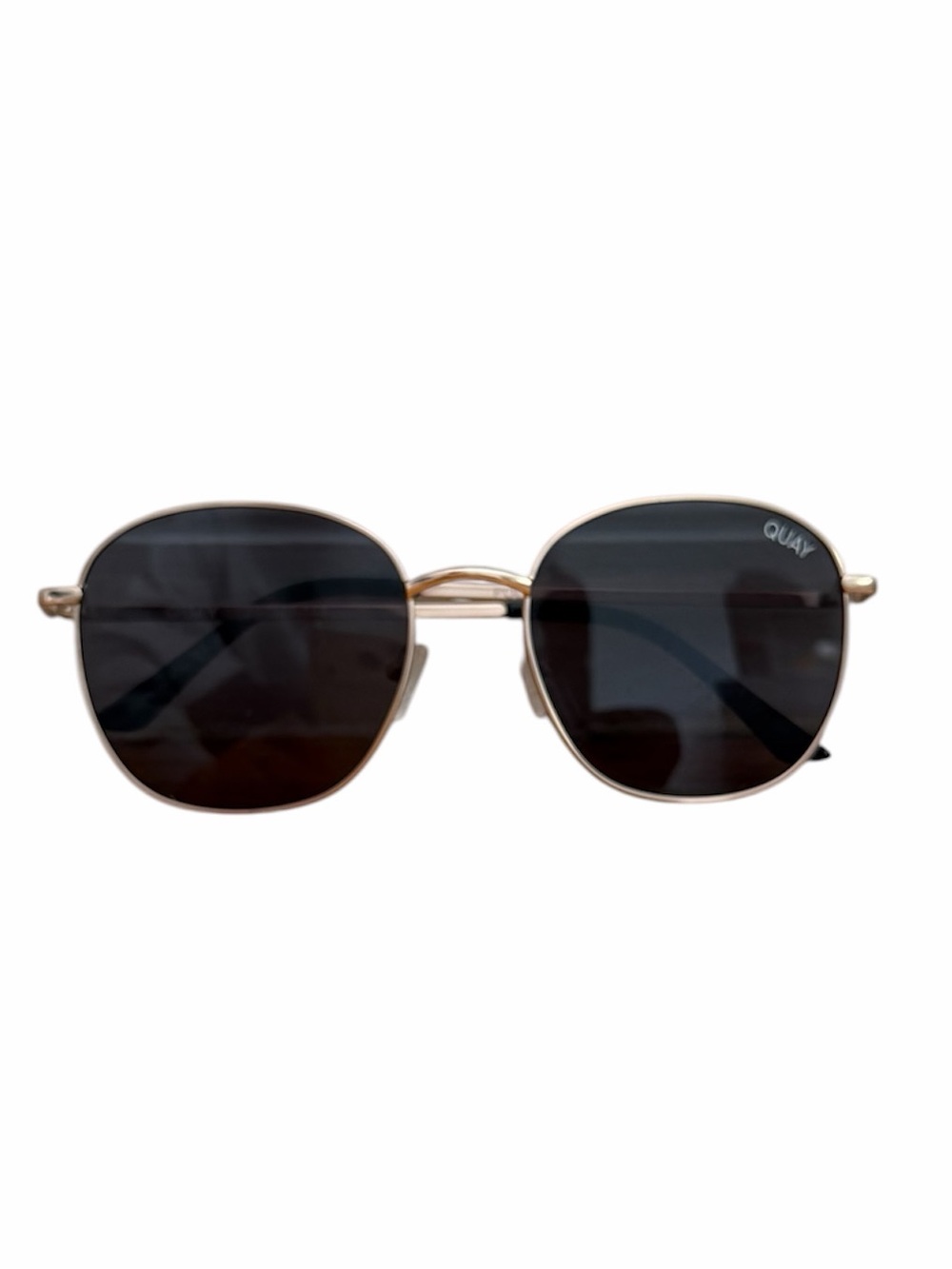 QUAY JEZABELL Polarized Sunglasses Gold Smoke